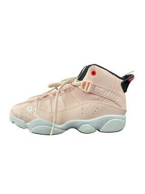 Nike Jordan Six Rings GS Youth Basketball Shoes Pink/White Size 3Y